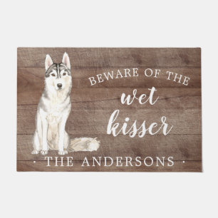 Tapete Siberian Husky.Dog Personated Door Mat