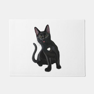Tapete Silly Black Cat Blep Classic T-Shirt