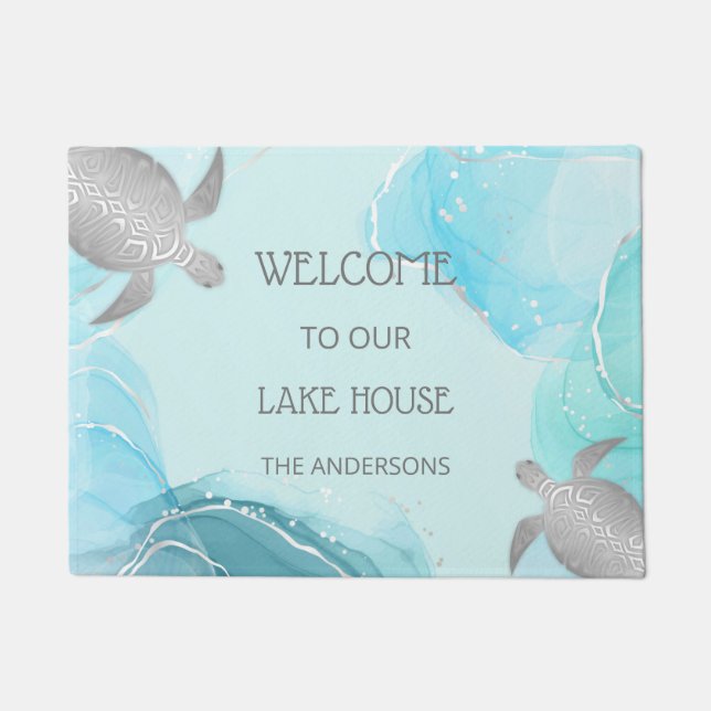 Tapete Silver Turtles Beach Style (Frente)