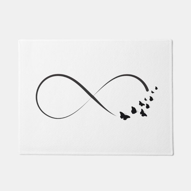 Tapete Símbolo da borboleta da infinidade (Frente)