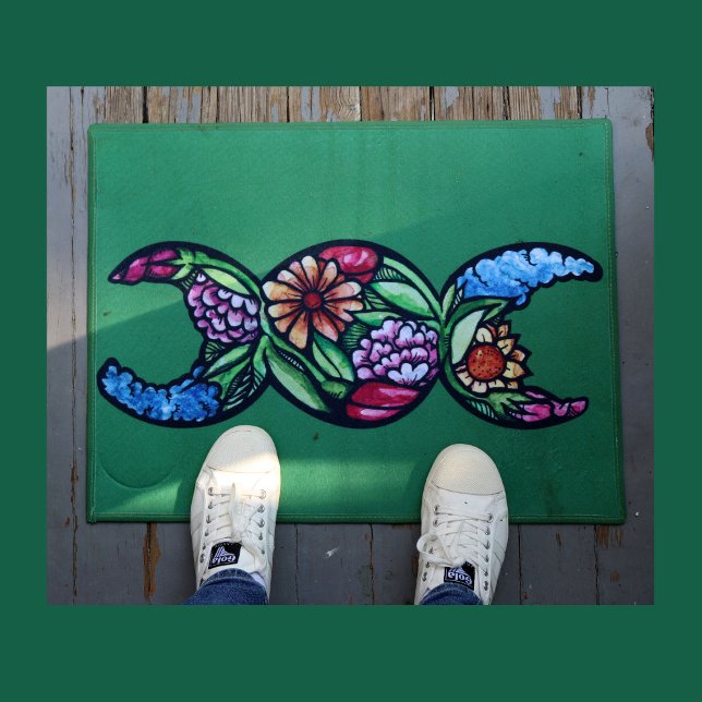 Tapete Símbolo da Lua Tripla Bloom (Criador carregado)