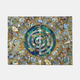 Tapete Símbolo de Choku Rei na mandala no mármore e no