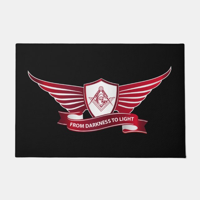 Tapete Símbolo de maçonaria e escudo (Frente)