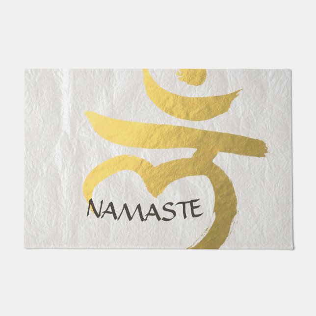 Tapete Símbolo de Root Chakra da Meditação de Boas-Vindas (Frente)