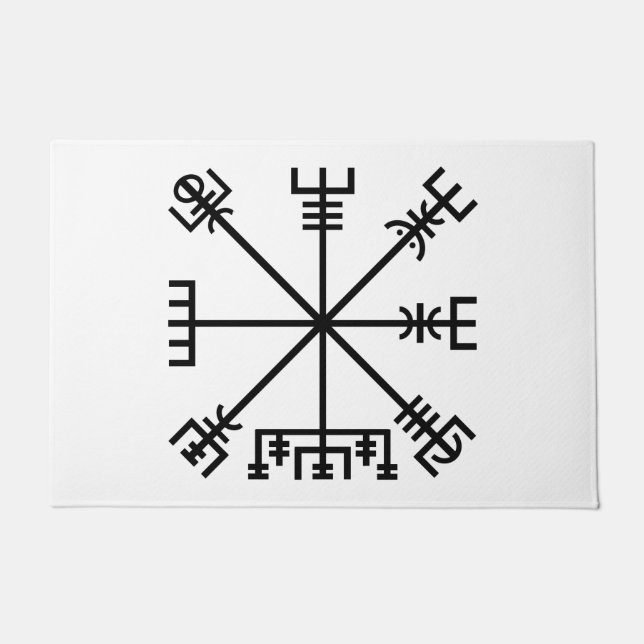 Tapete Símbolo de Vegvisir (Frente)