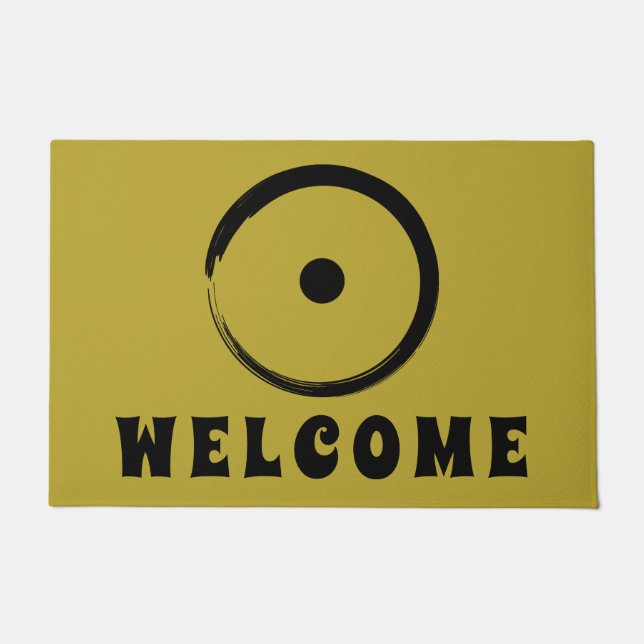 Tapete Símbolo solar astrológico - Círculo Zen Budista 1 (Frente)