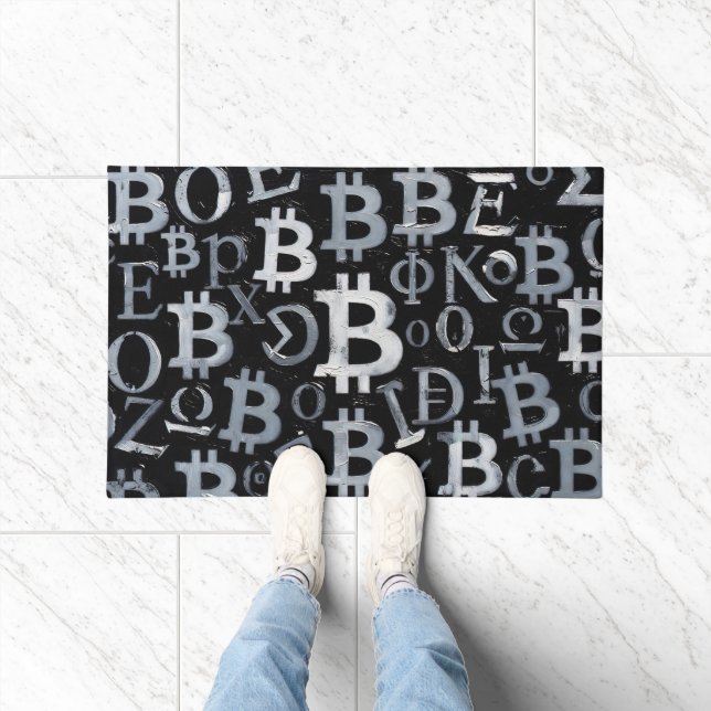 Tapete Símbolos de Bitcoin (Estilo: 1) (Interior)