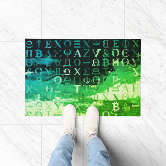 Tapete Símbolos de Bitcoin (Estilo: Lucro Verde - 14)