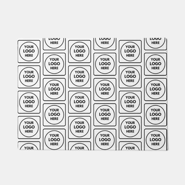 Tapete Simple Logo Pattern Business doormat (Frente)