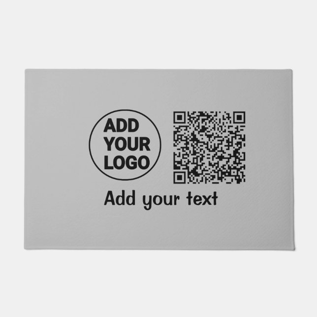 Tapete Simple minimal q r code add logo scan code name te (Frente)