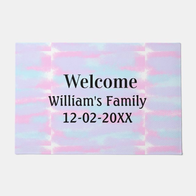 Tapete simples logotipo monograma mínimo personalizado be (Frente)