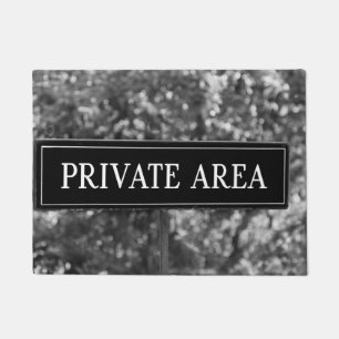 Tapete Sinal de ÁREA PRIVADA