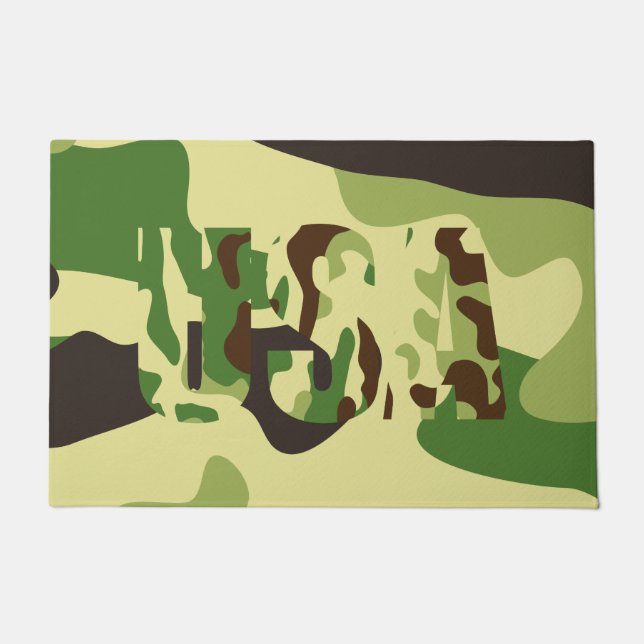 Tapete Sinal de camuflagem khaki nos EUA (Frente)
