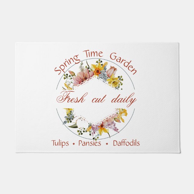 Tapete sinal de primavera Garden (Frente)