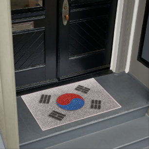 Tapete Sinalizador Coreano Glitter Seul Coreia Bem-vindos