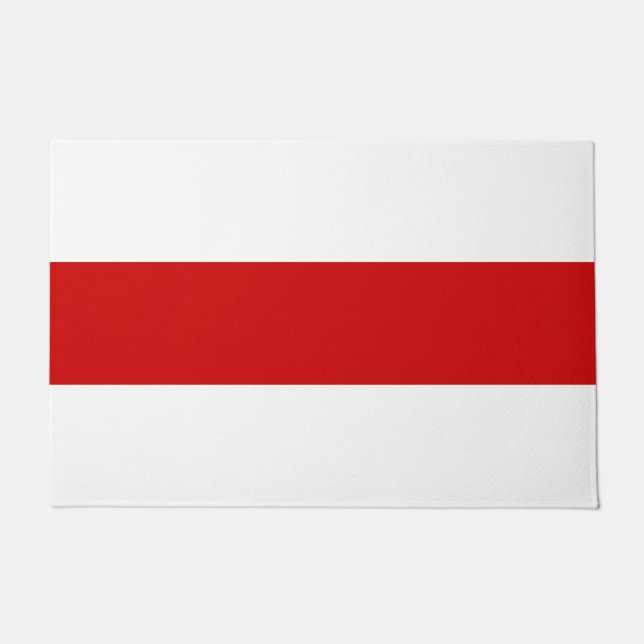 Tapete Sinalizador da Bielorrússia (Vermelho e Branco) (Frente)