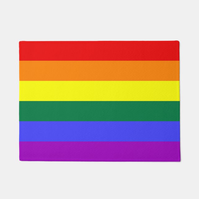 Tapete Sinalizador do Orgulho Arco-Íris (Frente)