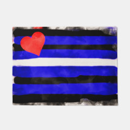 Tapete Sinalizador do Orgulho de Couro