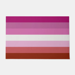 Tapete Sinalizador do Orgulho Lésbico Rosa