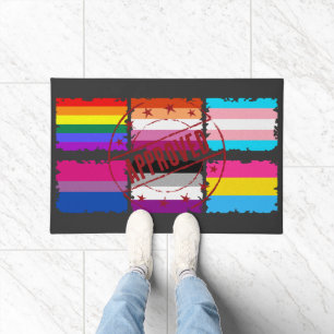 Tapete Sinalizadores de faixas do mês do orgulho LGBTQ