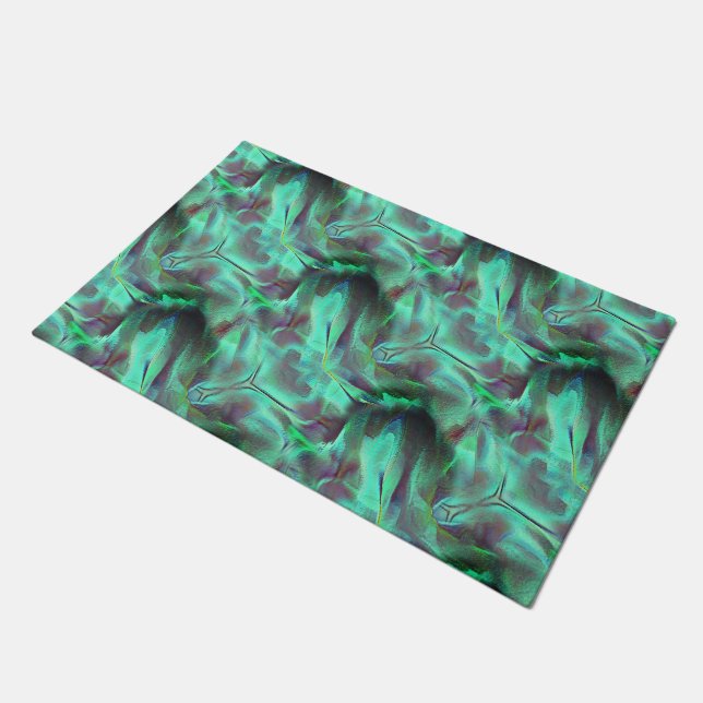 Tapete Sintonizador cortado, esverdeado a carbono (Inclinado)