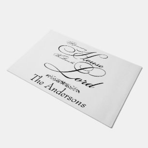 Tapete Sirva ao Senhor personalizado
