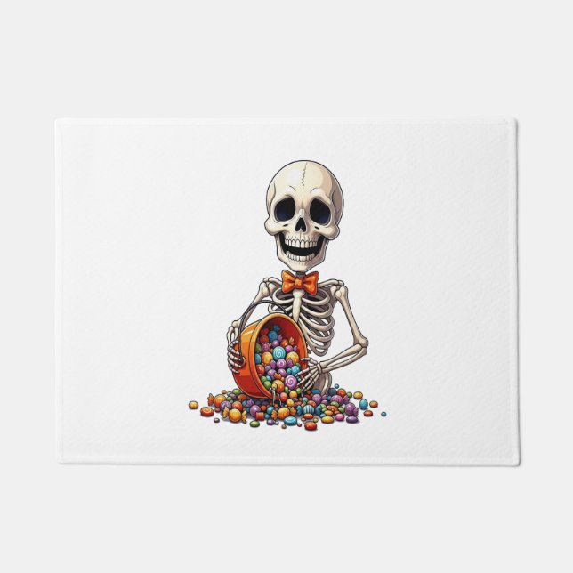 Tapete Skeleton Candy Bowl Halloween (Frente)
