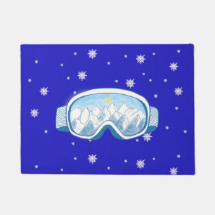 Tapete Ski Goggles Snowflake Dance