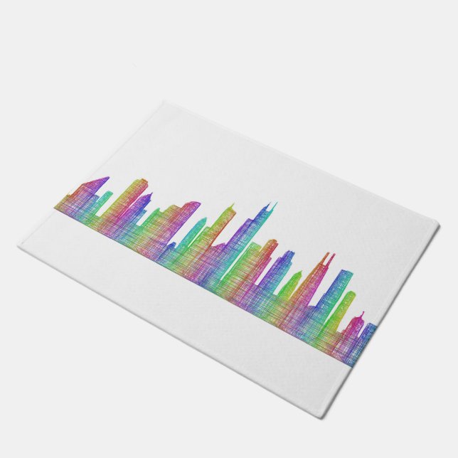 Tapete Skyline da cidade de Chicago (Inclinado)