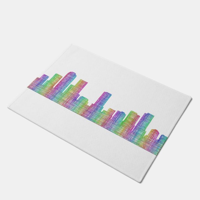 Tapete Skyline da cidade de Denver (Inclinado)
