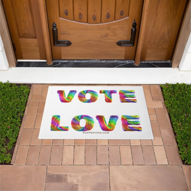 Tapete SlipperyJoe voto amor igualdade pelo de cores do a (Ar livre)