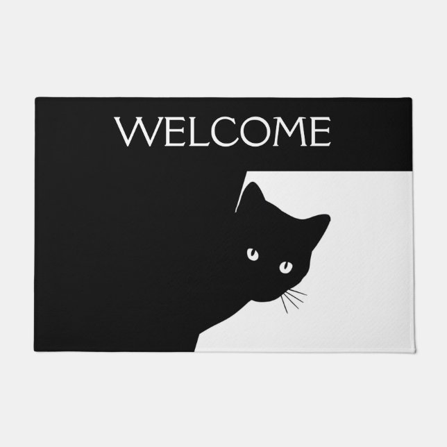 Tapete Sly Black Cat Welcome (Frente)