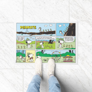 Tapete Snoopy e Amigos Ir acampar