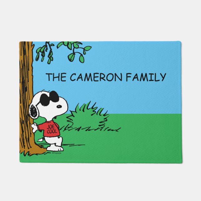 Tapete Snoopy "Joe Legal" em pé (Frente)