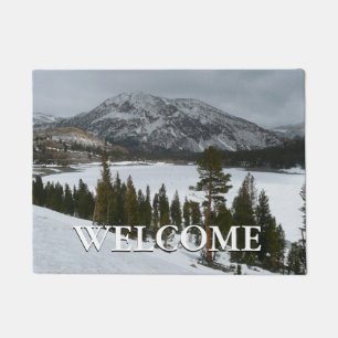 Tapete Snowy Ellery Lake California Fotografia de inverno