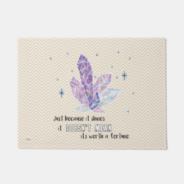 Tapete Só porque brilha... Diamond Doormat