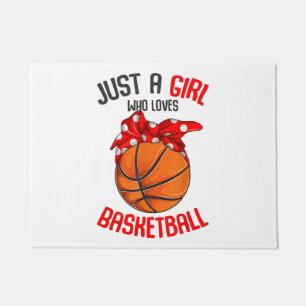 Tapete Só uma garota que ama uma moça de basquete
