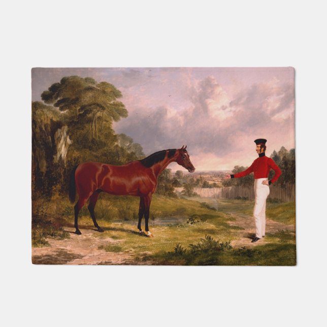 Tapete Soldado com Cavalo de Oficial (Frente)