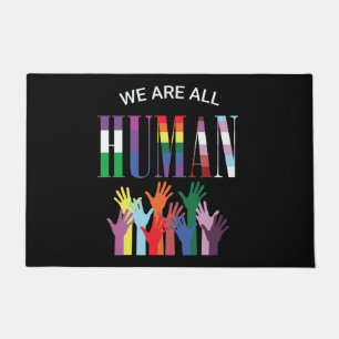 Tapete Somos Todos Mãos Coloridas Humanas