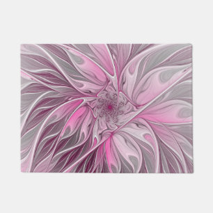 Tapete Sonho De Flor Rosa De Arte Fractal, Fantasia Flora