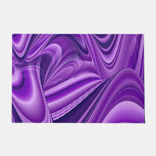 Tapete Sonhos de Arco-Íris de Flor Roxo