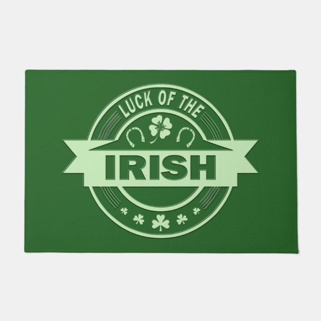 Tapete Sorte do Dia de São Patrício irlandês (Frente)