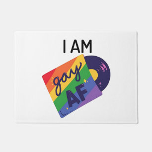 Tapete Sou Gay AF Engraçado Mês do Orgulho LGBT
