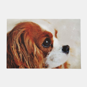 Tapete Spaniel de rei Charles descuidado