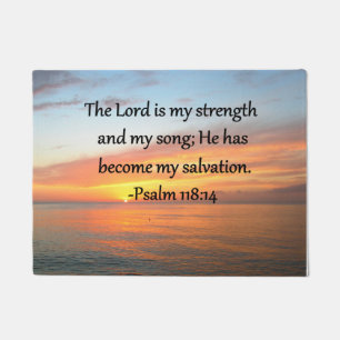 TAPETE SPIRITUAL PSALM 118:14 DESIGN DE FOTO SUNRISE
