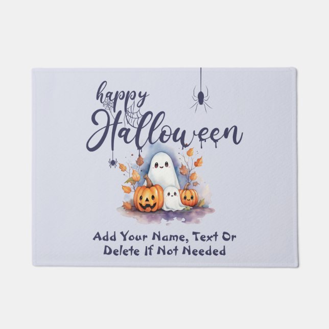 Tapete Spookeen Pumpkin Ghost Doormat (Frente)