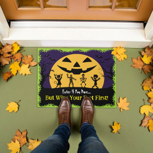 Tapete Spookette Silhouette Engraçado Cotação Whimsical H