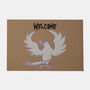 Tapete Spooky Crow Raven Spiegeland Bem-Vindo Doormat