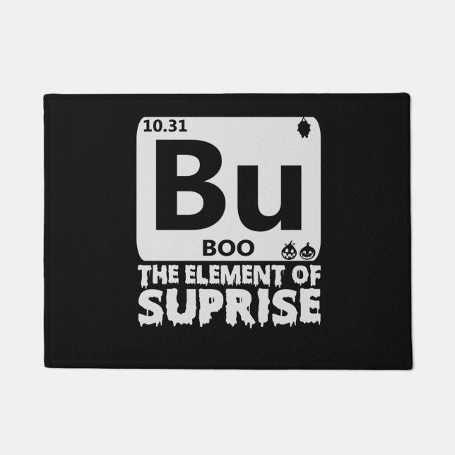 Tapete Spooky Halloween BOO Primary Elements of Surprise (Frente)