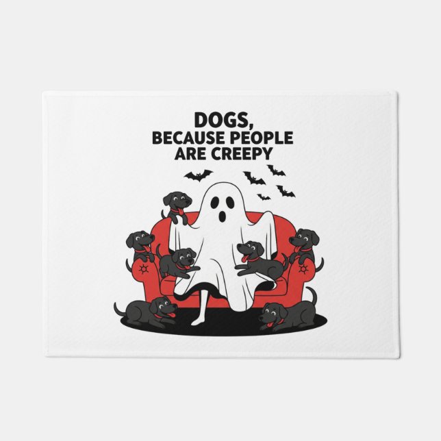 Tapete Spooky Halloween Dog Spooky Ghost (Frente)